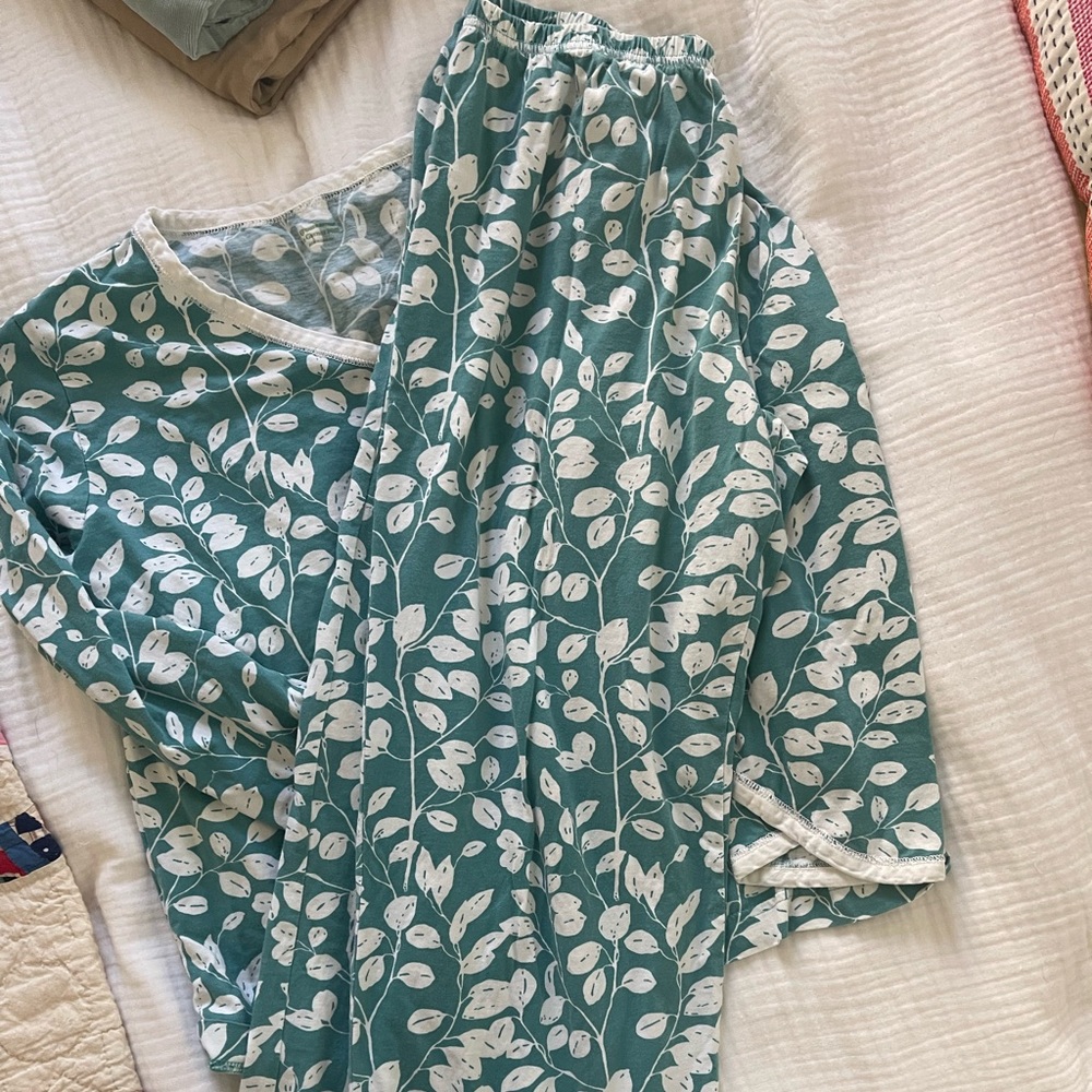 Garnet Hill Asian wrap pajamas